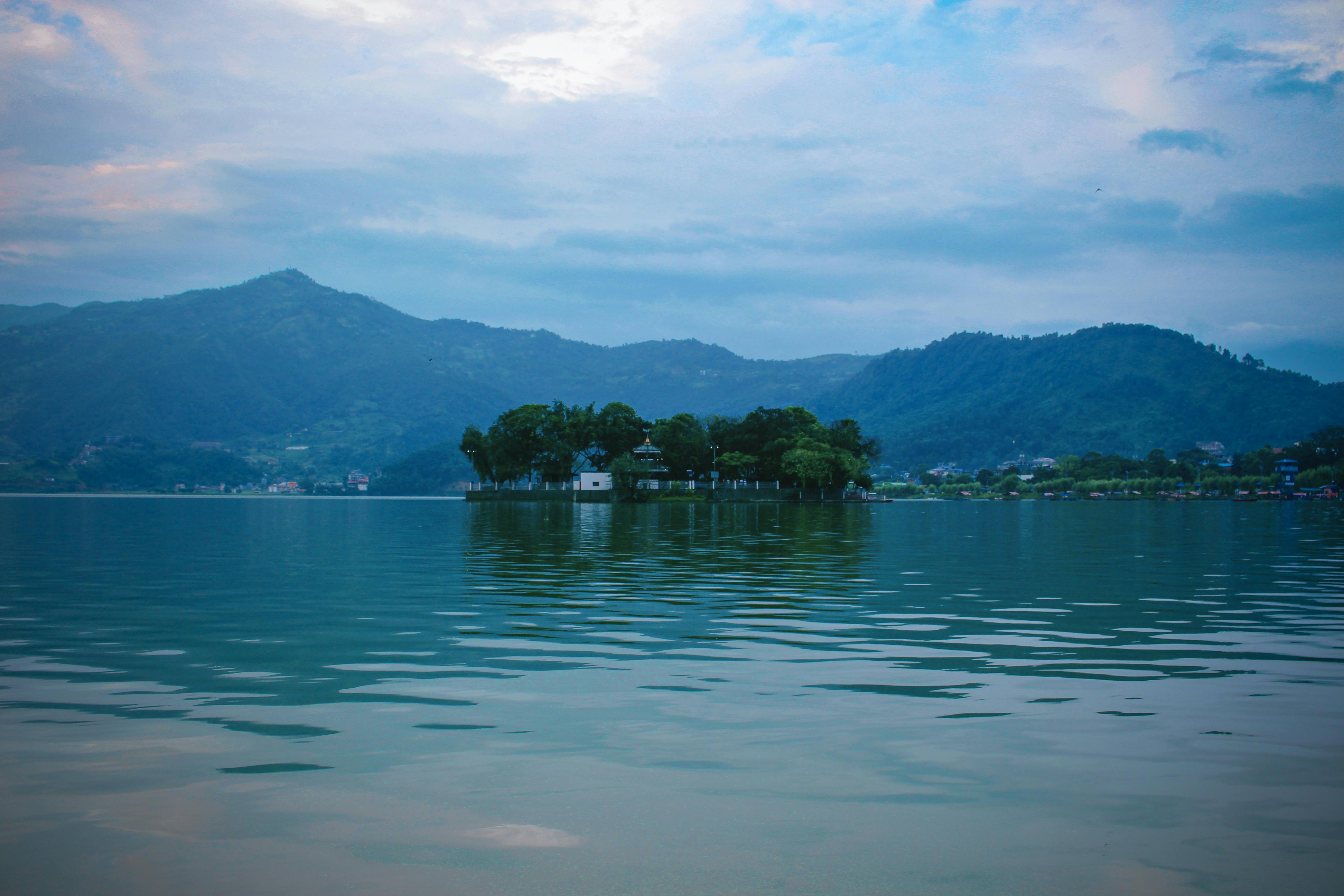 Phewa Lake Pandeli panorama Pokhara